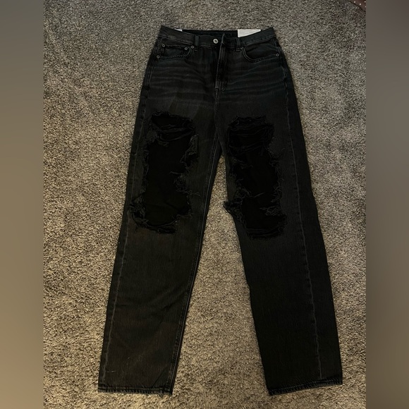 Black baggy mom jeans - Picture 2 of 2